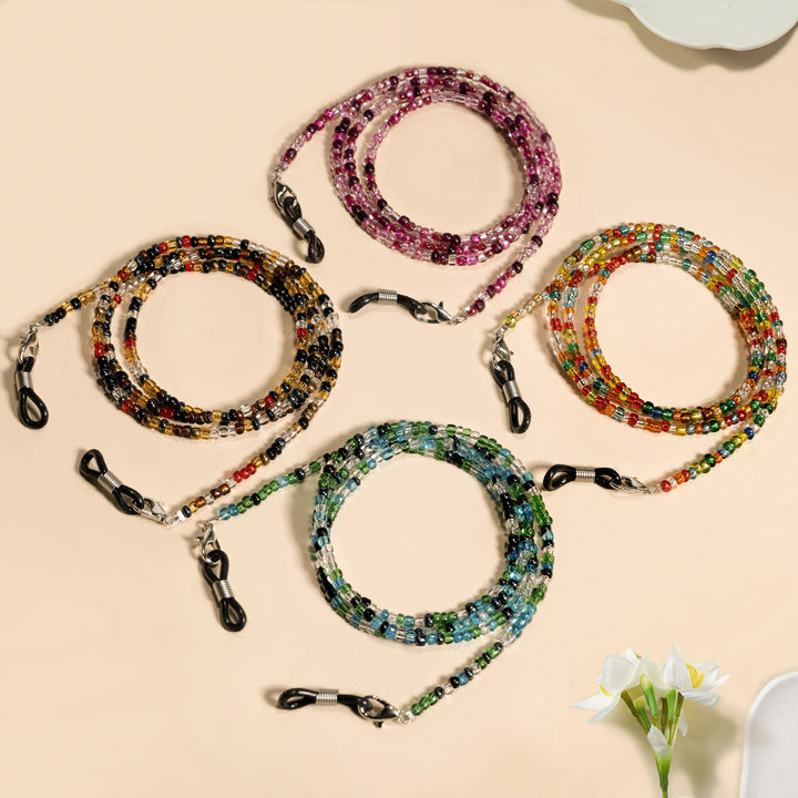 Beaded Eyewear Chain with Secure Clasp Bowlift