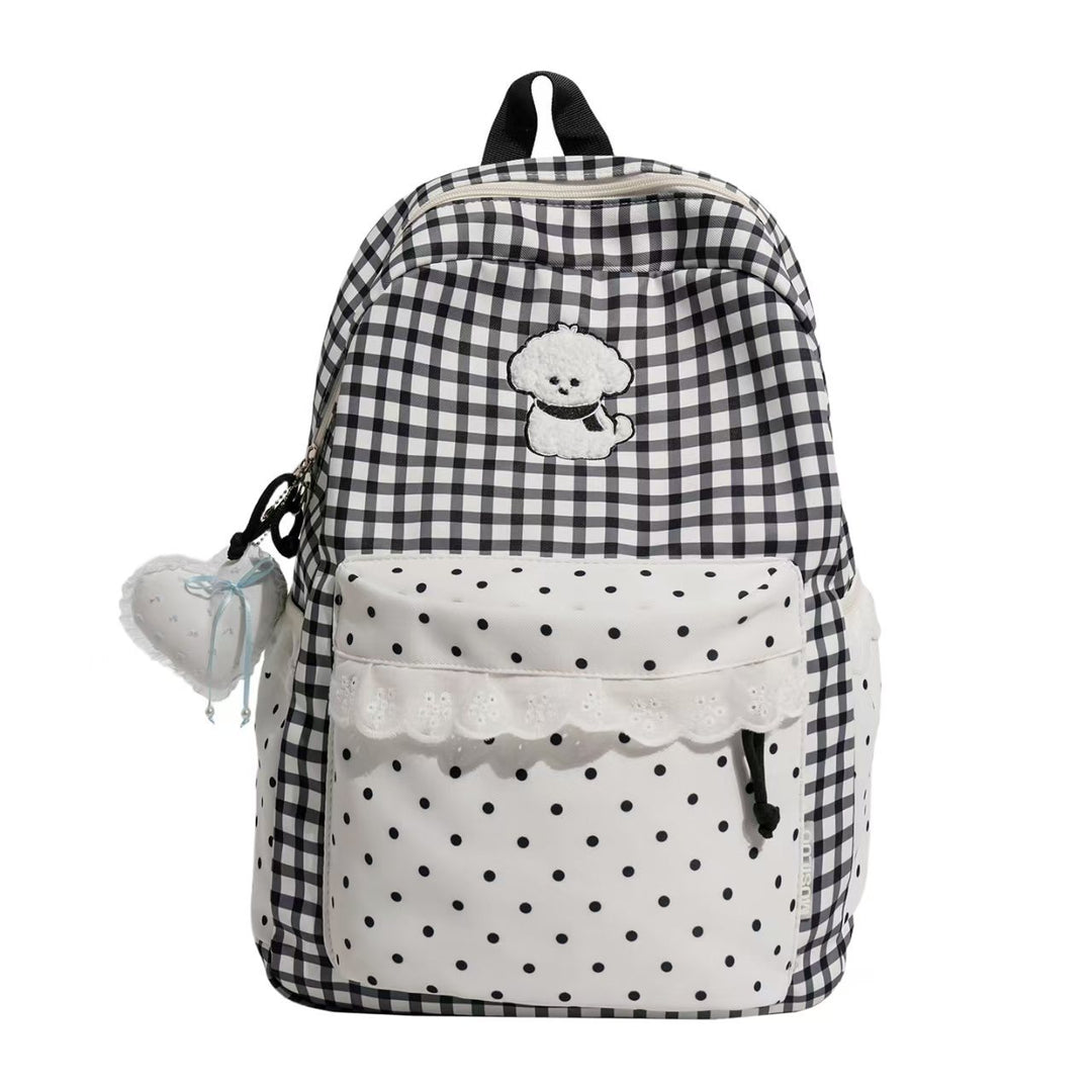 Playful Patterned Backpack Bowlift