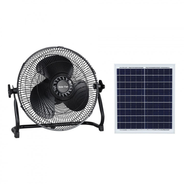 Unisex Solar-Powered Stand Fan with Remote Control and Adjustable Height Bowlift