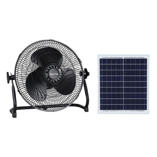 Unisex Solar-Powered Stand Fan with Remote Control and Adjustable Height Bowlift
