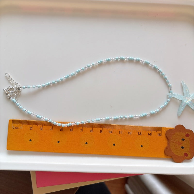 Necklace with Glitter Fish Tail Bowlift