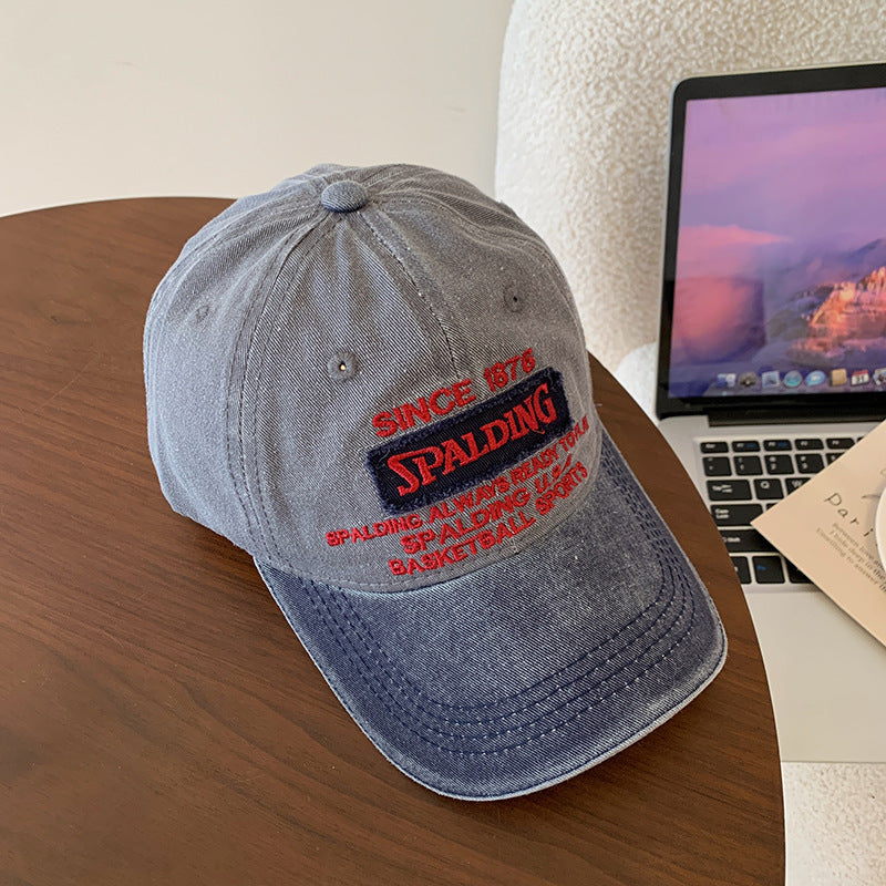 Men's Casual Denim Baseball Cap Bowlift