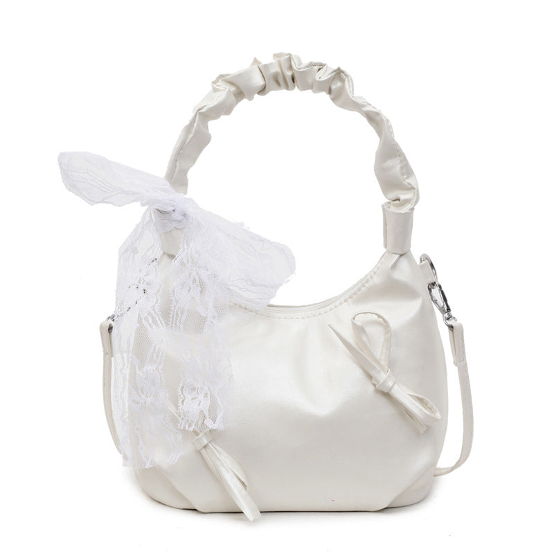Elegant Satin Handbag Bowlift
