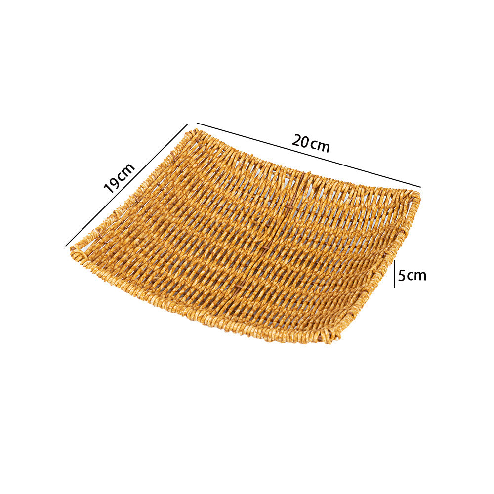 Women Handcrafted Storage Basket with Round Design Bowlift