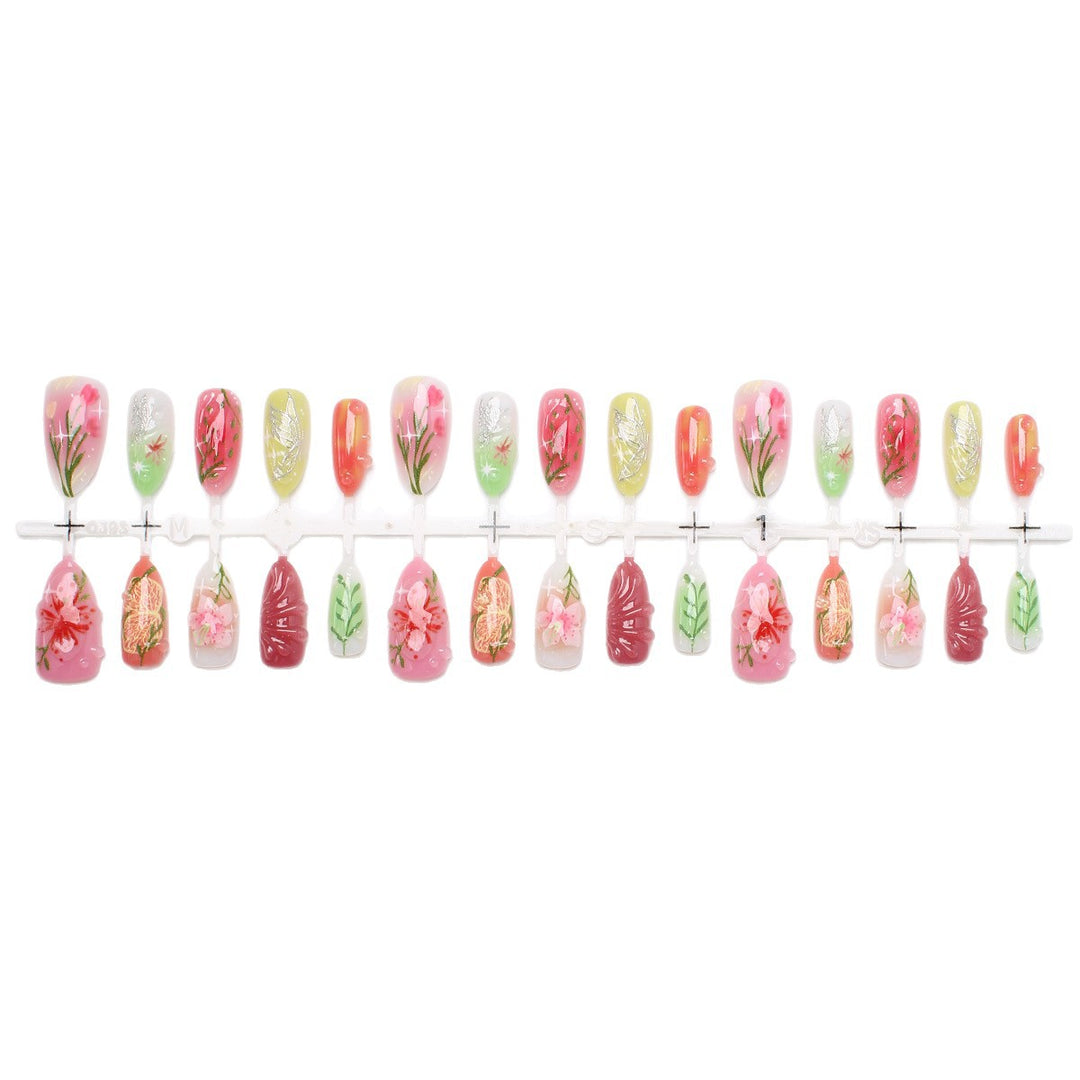 DIY Press-On Nail Art Set Bowlift