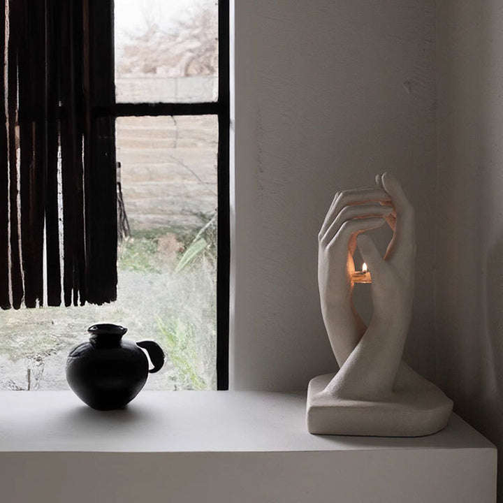 Artistic Gesture Candle Holder
