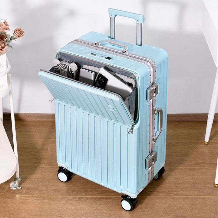 Trolley Suitcase With Innovative Storage Space And Integrated Security System Bowlift
