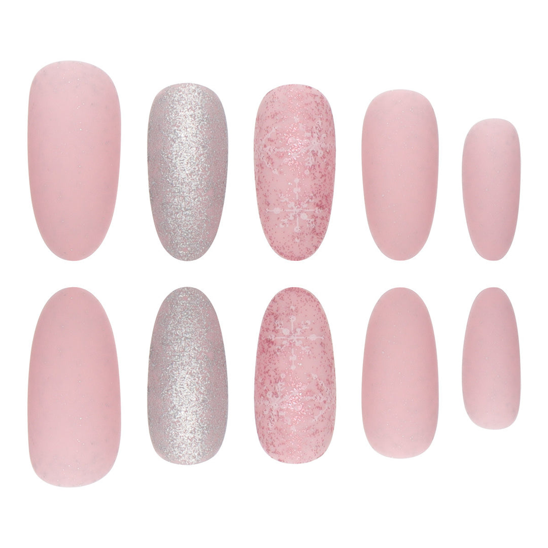 Luxurious Long-Lasting Press-On Nails Set Bowlift