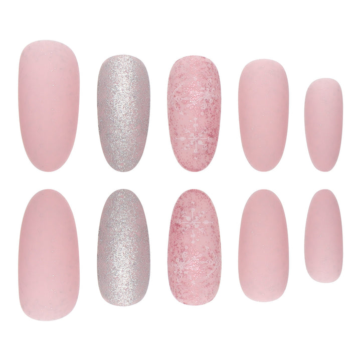 Luxurious Long-Lasting Press-On Nails Set Bowlift