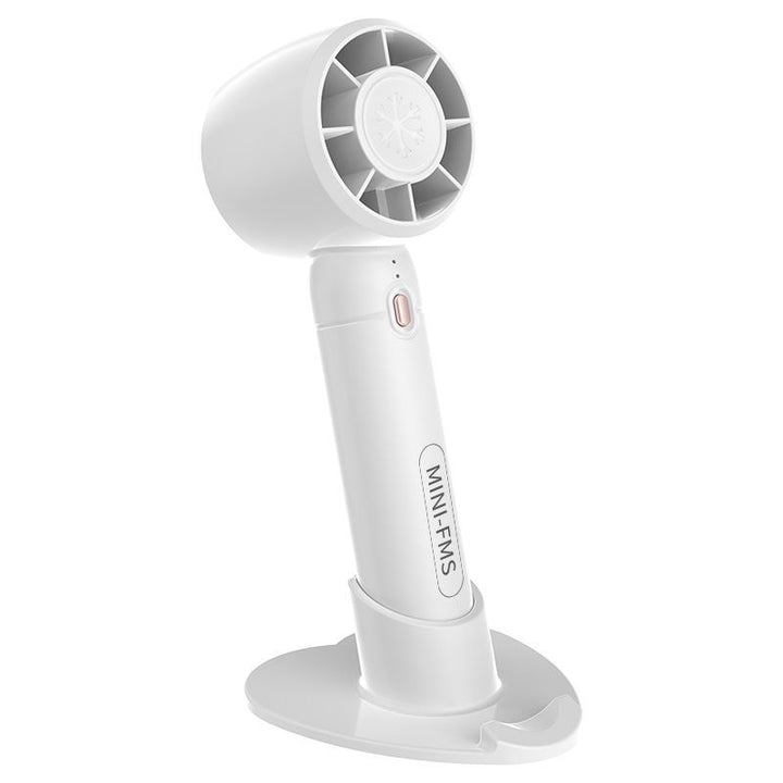 Ladies Portable Mini Hand Fan with Stand Bowlift