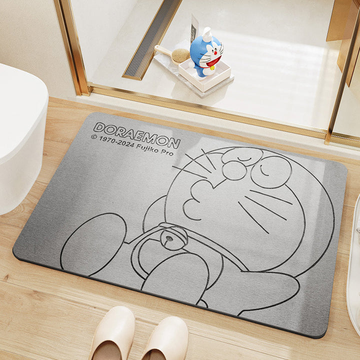Cartoon Character Bath Rug Bowlift