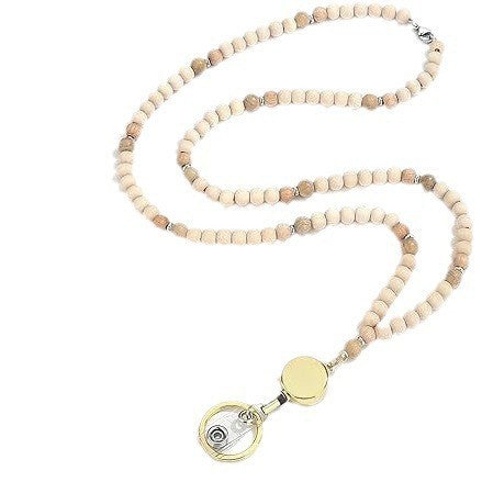 Wooden Beaded Eyewear Chain Bowlift