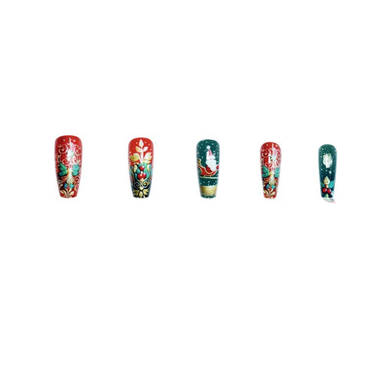Festive Holiday Nail Art Set Bowlift