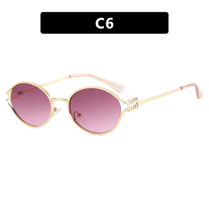Ladies elegant oval sunglasses Bowlift