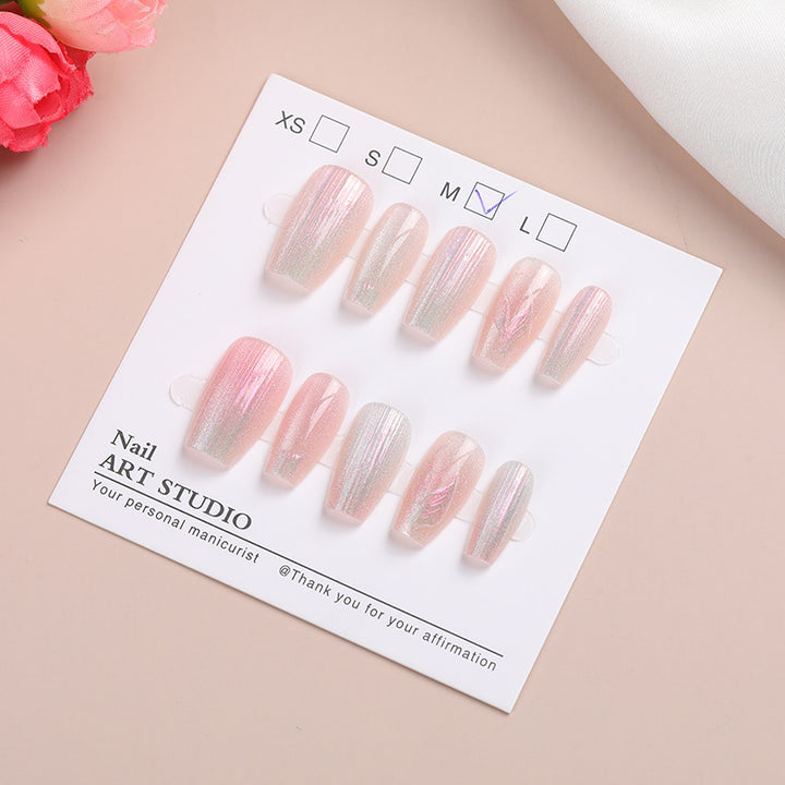 Shimmering Glitter Press-On Nail Set Bowlift