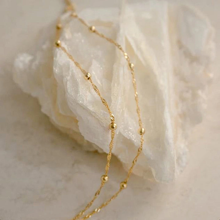 Delicate Silver Chain Bracelet Bowlift