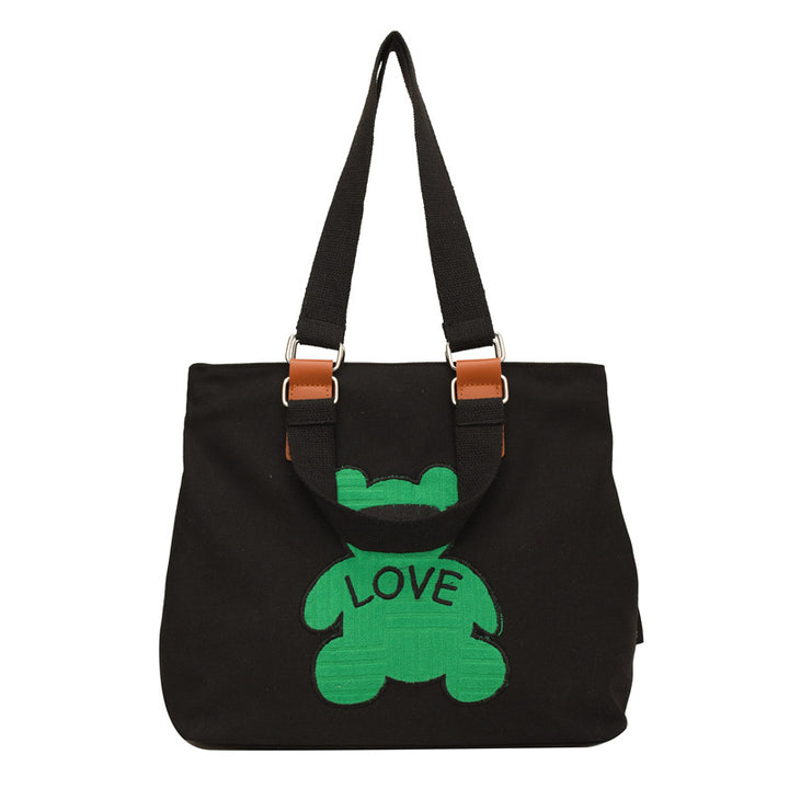 Whimsical Cartoon Tote Bag Bowlift