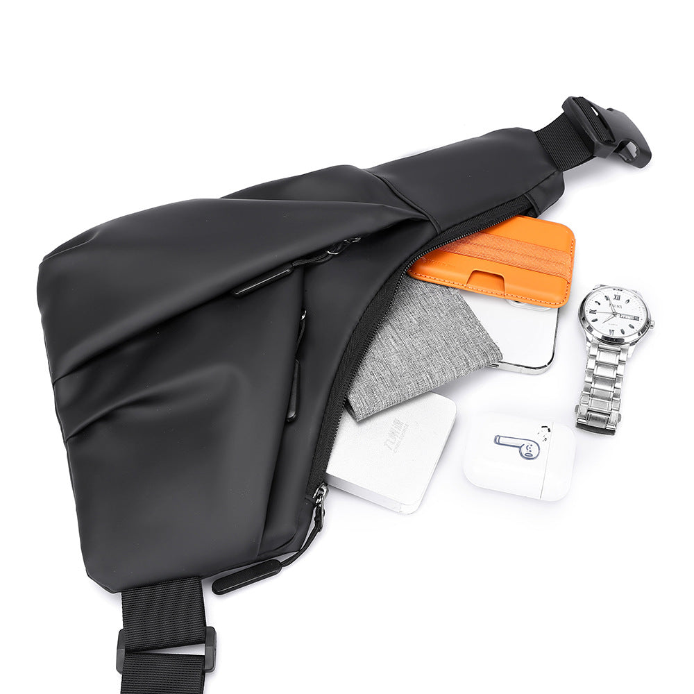 Sling bag with ergonomic design and water-repellent material Bowlift