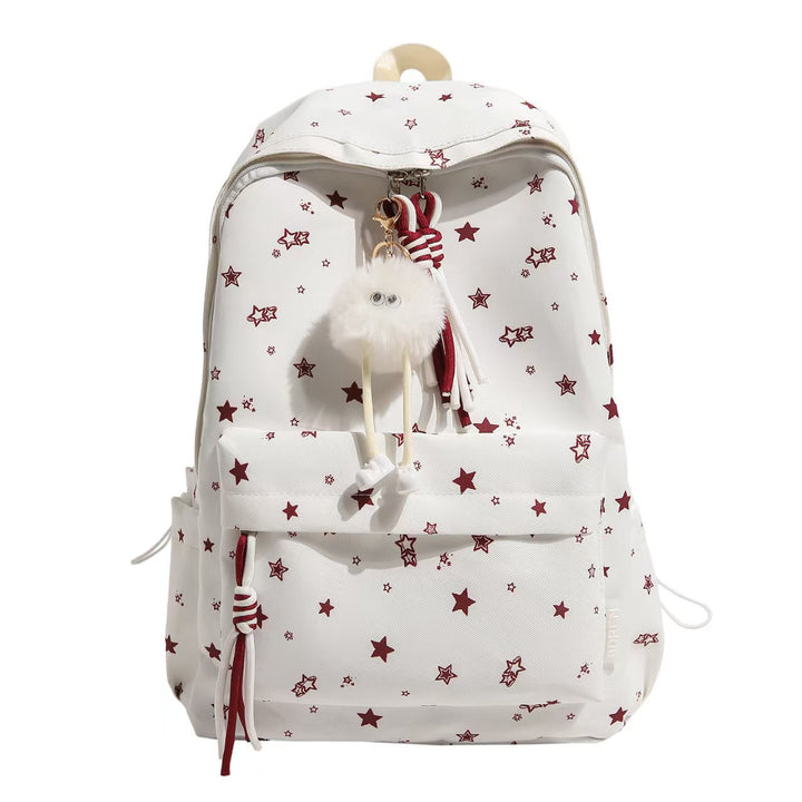 Star Print Backpack Bowlift