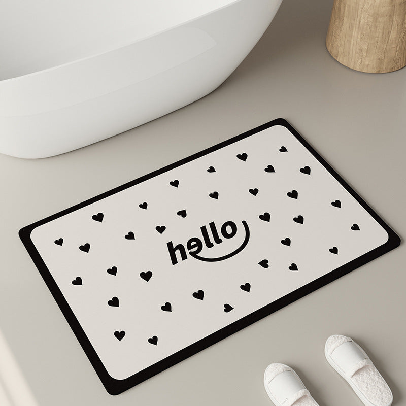 Patterned Bath Mat Bowlift