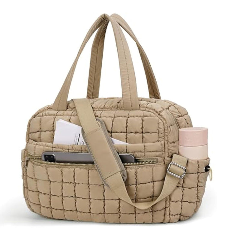 Quilted Multi-Functional Travel Tote Bowlift