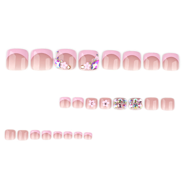 Artful toenail designs with colorful accents and glitter Bowlift