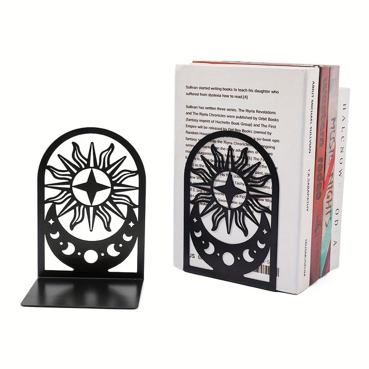Celestial-Themed Bookends