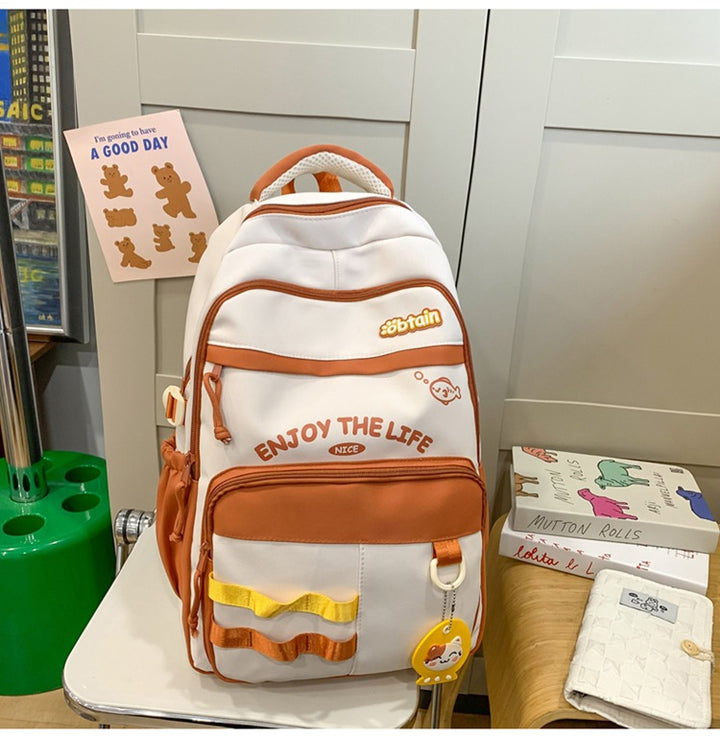 Whimsical Graphic Backpack