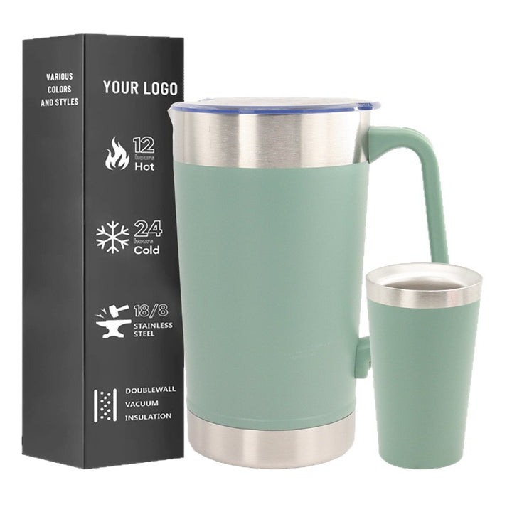 Women's insulated coffee cup with ergonomic handle Bowlift