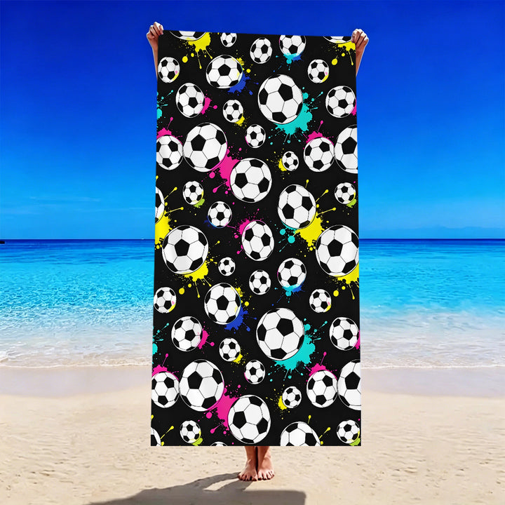 Football-themed beach towel Bowlift