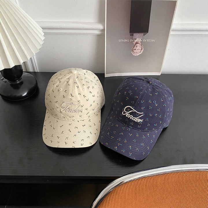 Women's Trendy Floral Print Baseball Cap Bowlift