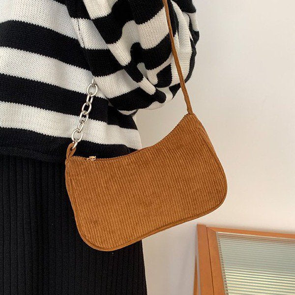 Fashionable Cord Handbag Bowlift