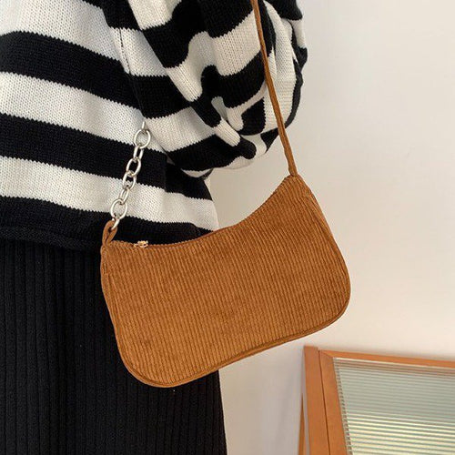 Fashionable Cord Handbag Bowlift