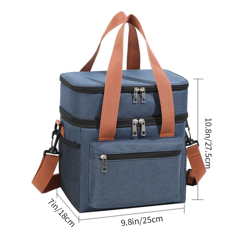 Multi-Compartment Insulated Food Storage Tote Bowlift