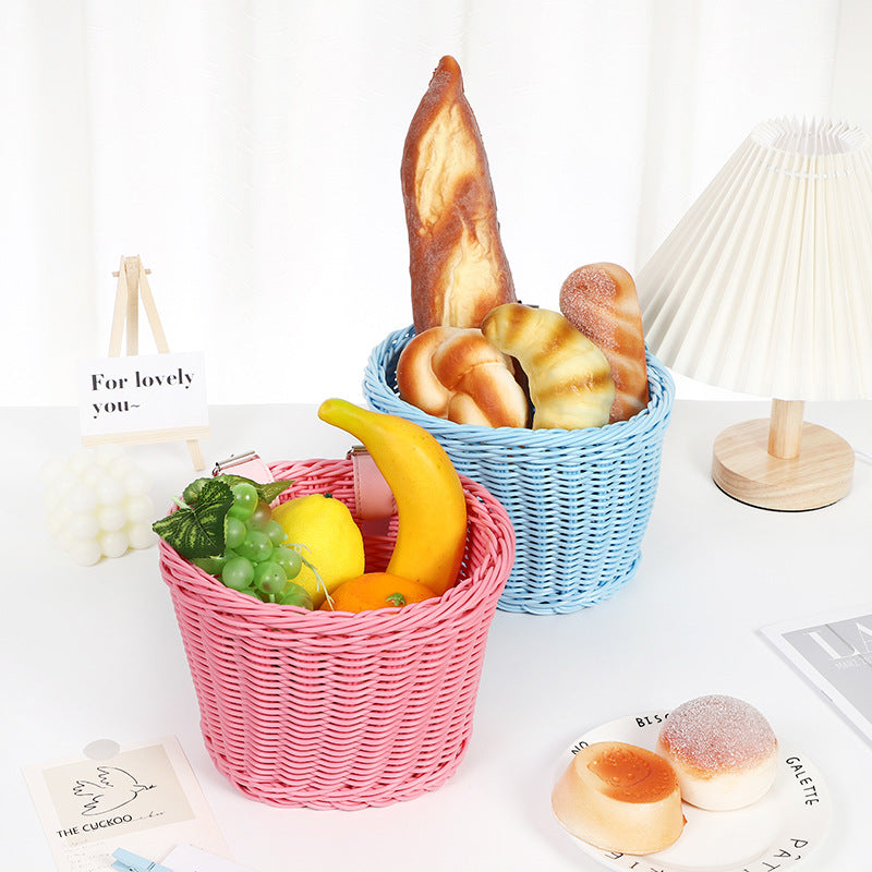 Woven Storage Basket with Handles Bowlift