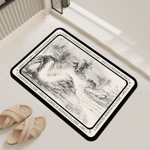 Artistic Landscape Design Area Mat