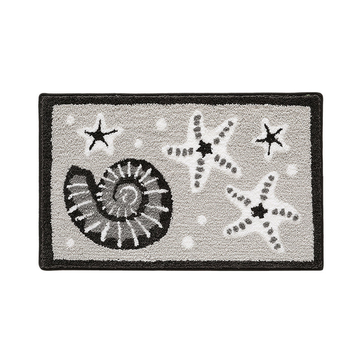 Unisex Coastal-Themed Bath Mat Bowlift