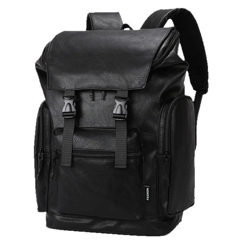 Vintage Style Leather Backpack Bowlift