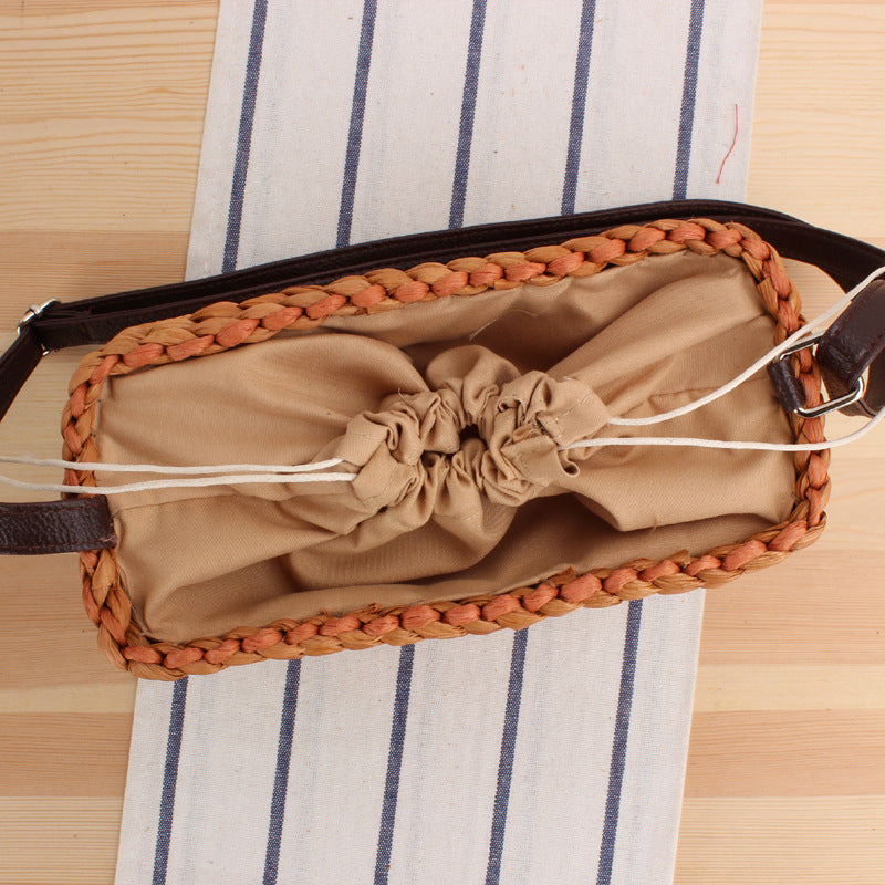 Handcrafted straw (shoulder bag) Bowlift