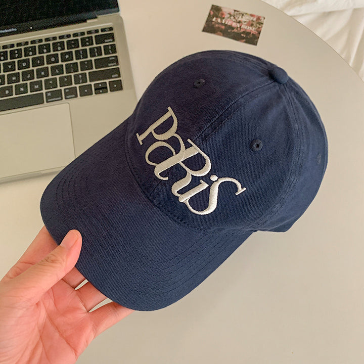 Women's Cotton Embroidered Cap Bowlift