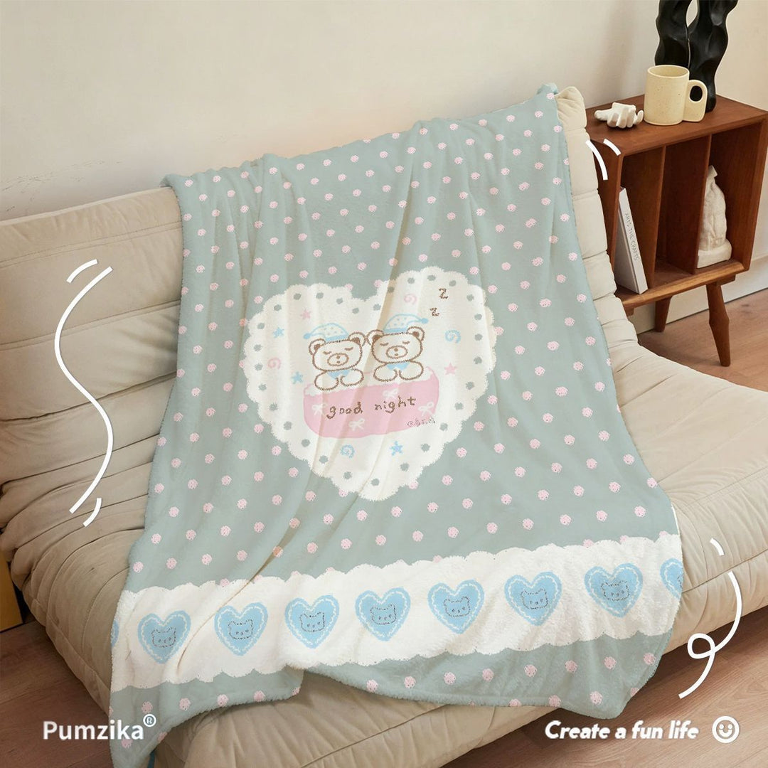 Cozy Inspirational Plush Throw Blanket