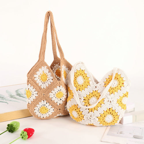Handmade Crocheted Shoulder Bag Bowlift