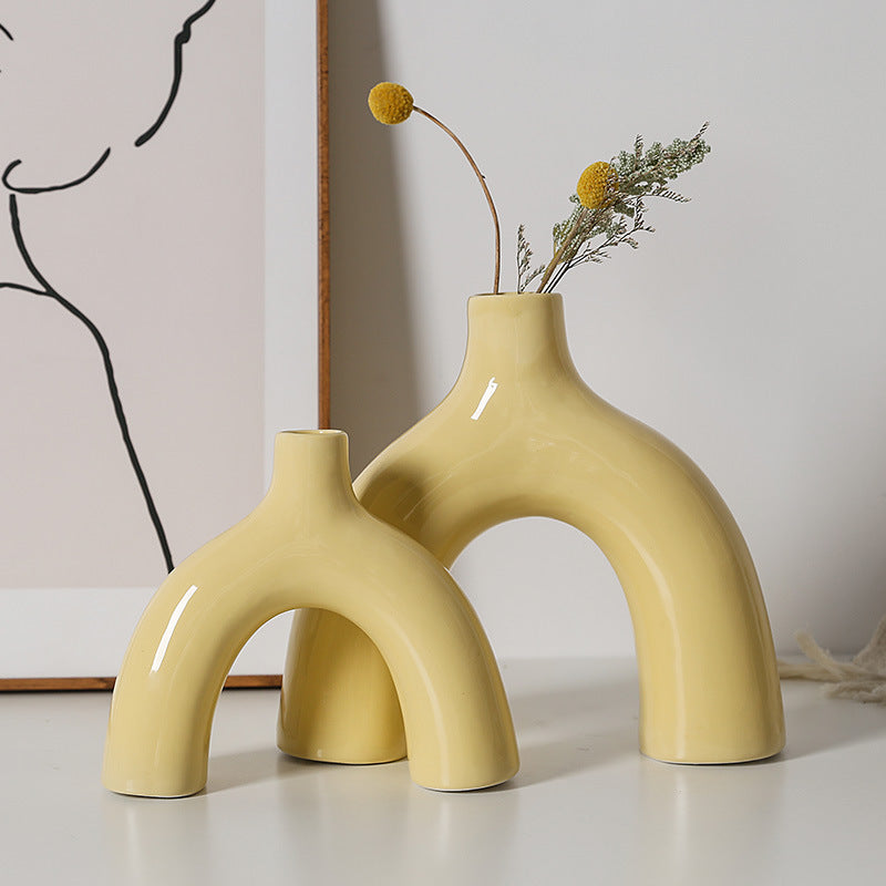 Stylish and creative ceramic vase Bowlift