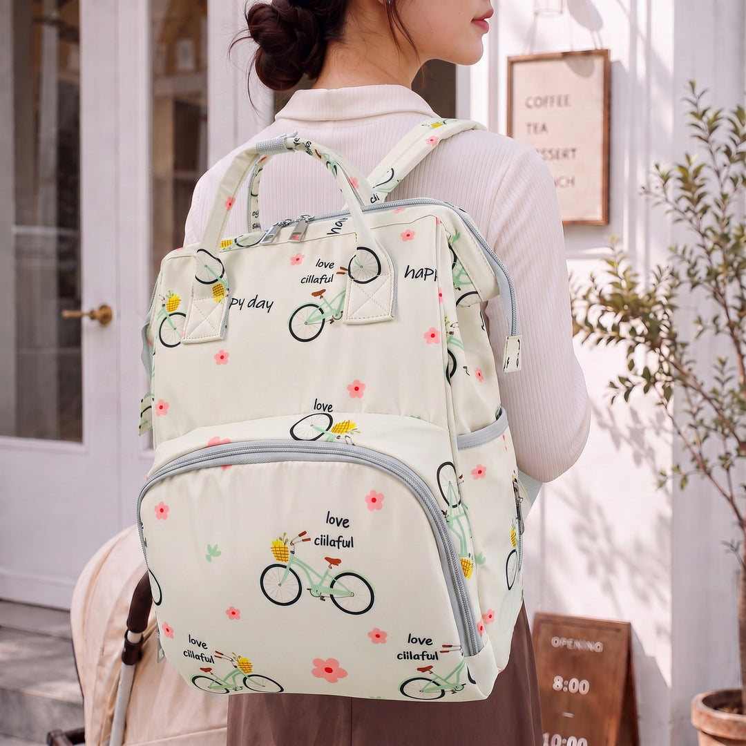 Playful Illustrated Backpack Bowlift