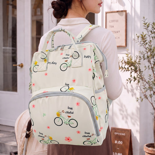 Playful Illustrated Backpack Bowlift