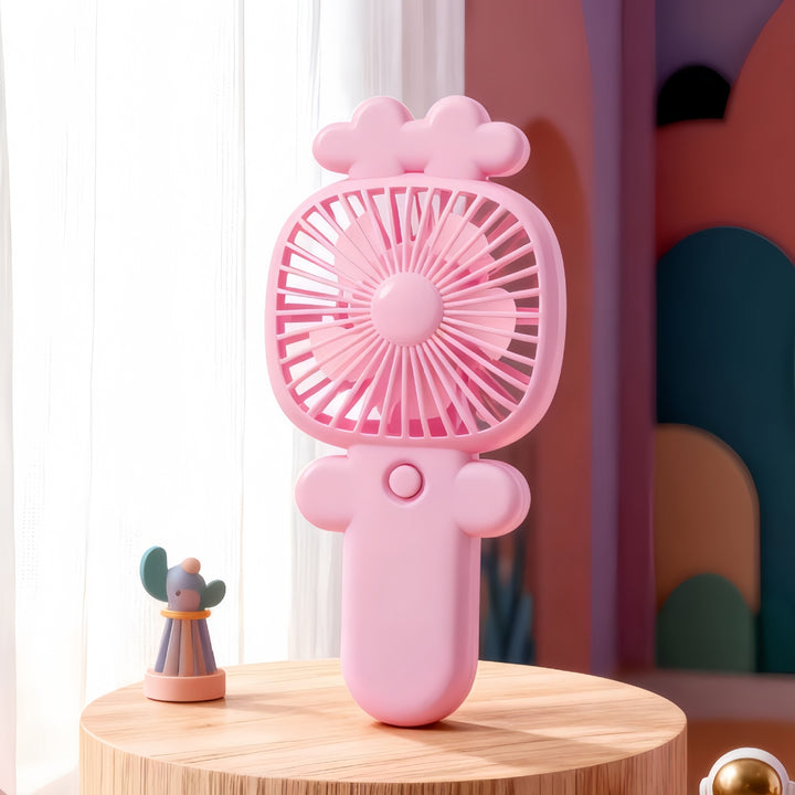 Women's Portable Hand Fan with Creative Design Bowlift