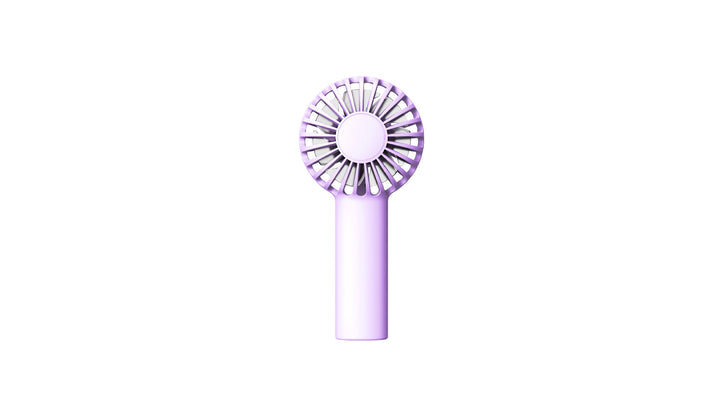 Women portable USB hand fan with flexible holder Bowlift
