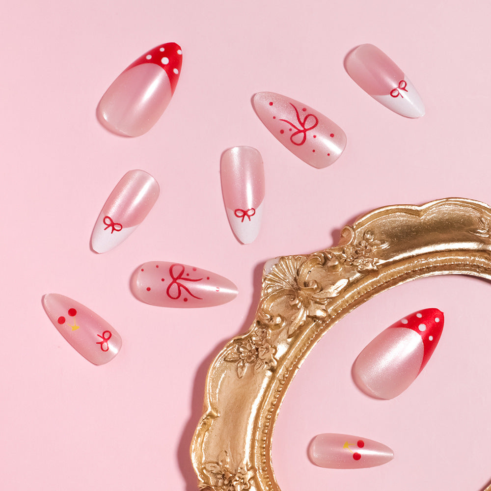 Artistic Themed Press-On Nail Set Bowlift