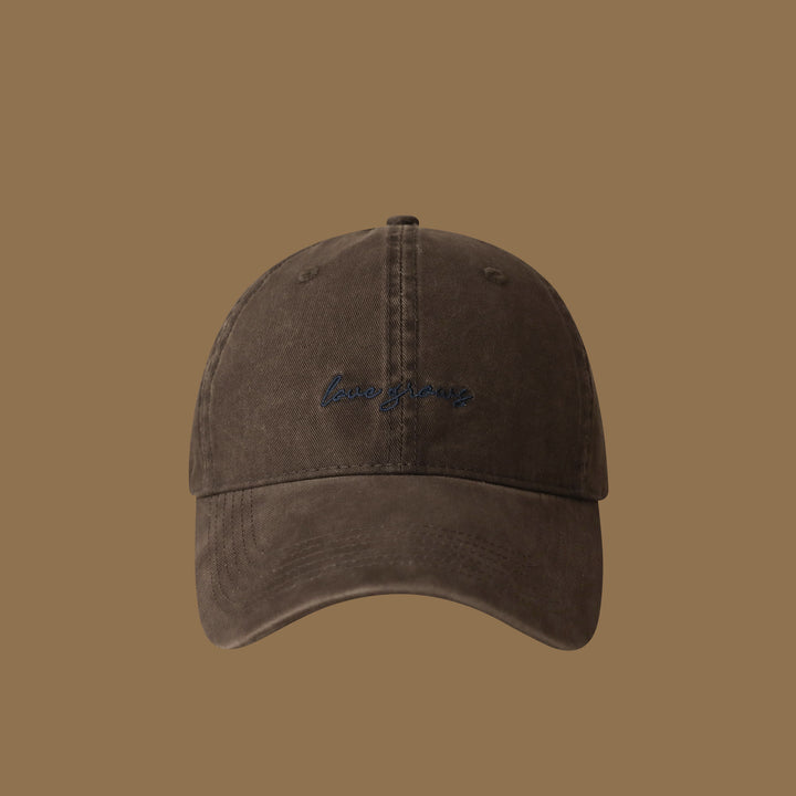 Women's Casual Adjustable Cap with Inspirational Quote Bowlift