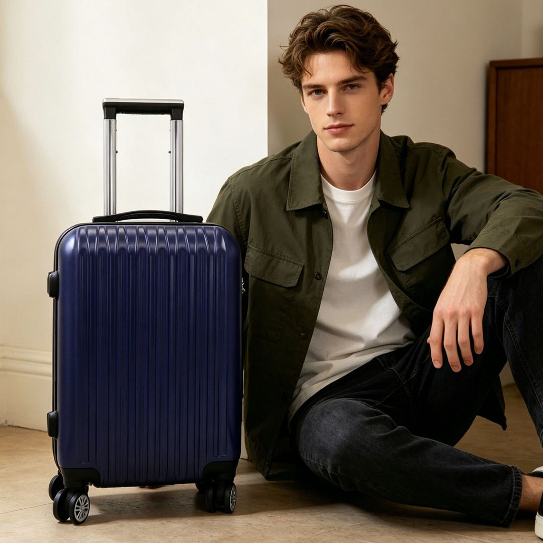 Unisex Lightweight Hard Shell Travel Luggage Bowlift